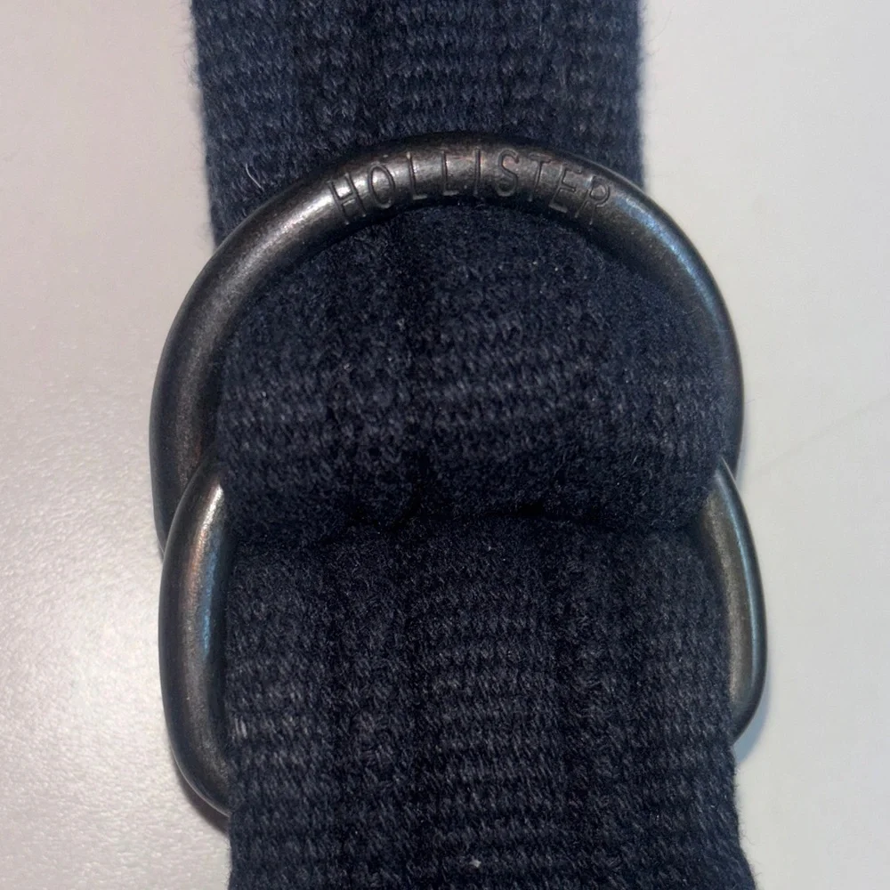 Hollister Navy Belt with Embroidered Logo size 33
